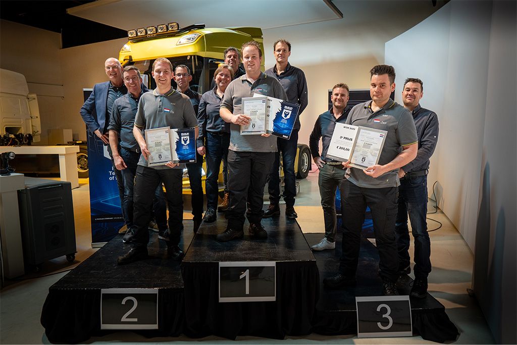 DAF Truck Technician of the Year 2023: <kleur>Vakmanschap</kleur> bij Truckland